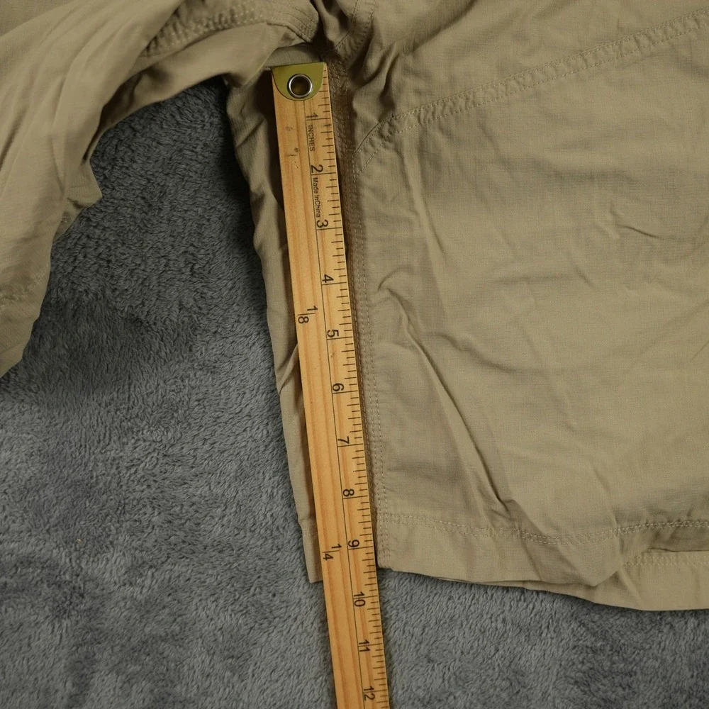 The North Face Cargo Shorts Mens Size 41 Beige Nylon Ripstop‎ Hiking Outdoor Zip